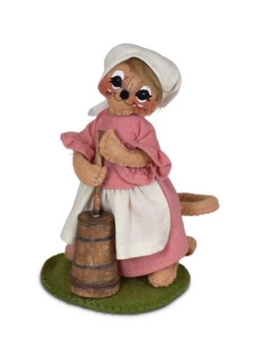 2022 Annalee 5” Mouse Churning Butter Colonial 260522 Patriotic Americana Fall